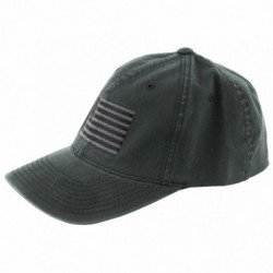 PHU AMERICAN FLEX HAT BLK/GRY S/M