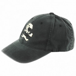 PHU SKULL FLAG FLEX HAT BLK L/XL