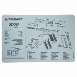 TekMat Pistol Double Stack Mat Glock Gen4 Black/Gray