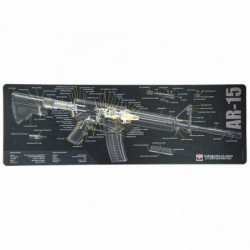 TekMat Rifle Double Stack Mat AR-15 Black/Gray