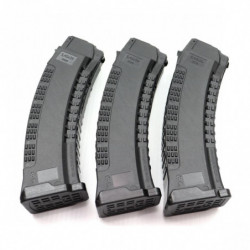 3 PACK. AK  60rd 5.45x39mm Black by PUFGUN