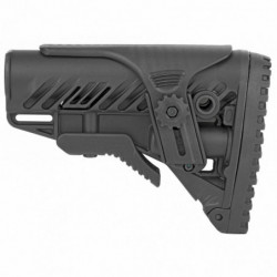 FAB Defense Tactical Buttstock Adjustable Cheek AR Black