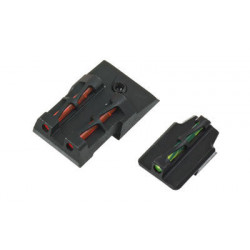 Hi-Viz IC Front and Rear Sight Green/Red/White Ruger Security 9