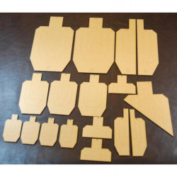 DAA Dry-Fire Target Set (Metric USPSA)