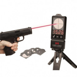 LaserPET II + SureStrike 9mm Red Visible Cartridge red