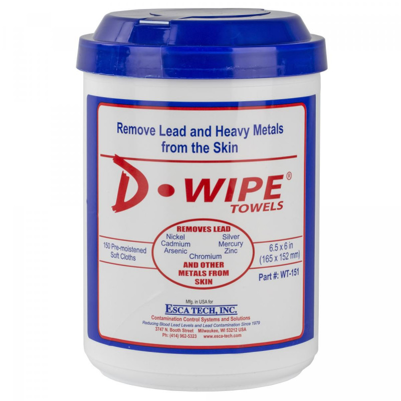 D-Lead D-Wipe Towels 8-150 Coyote Tan Canisters