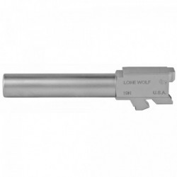 Lone Wolf AlphaWolf Barrel for Glock 19 9mm Silver Stainless Steel