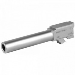 Lone Wolf AlphaWolf Barrel for Glock 19 9mm Silver Stainless Steel