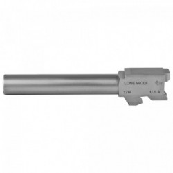 Lone Wolf AlphaWolf Barrel for Glock 17 9mm Silver Stainless Steel