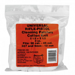 Southern Bloomer Universal Gun Cleaning 2.5X2.5" 125 Bag