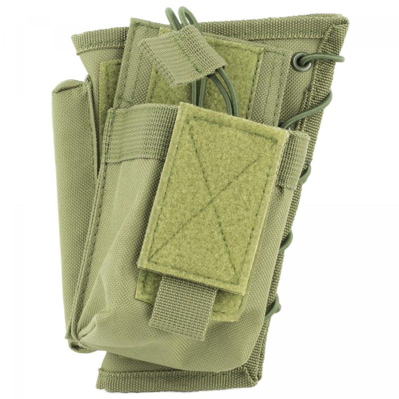 NcSTAR Stock Riser w/Magazine Pouch Green