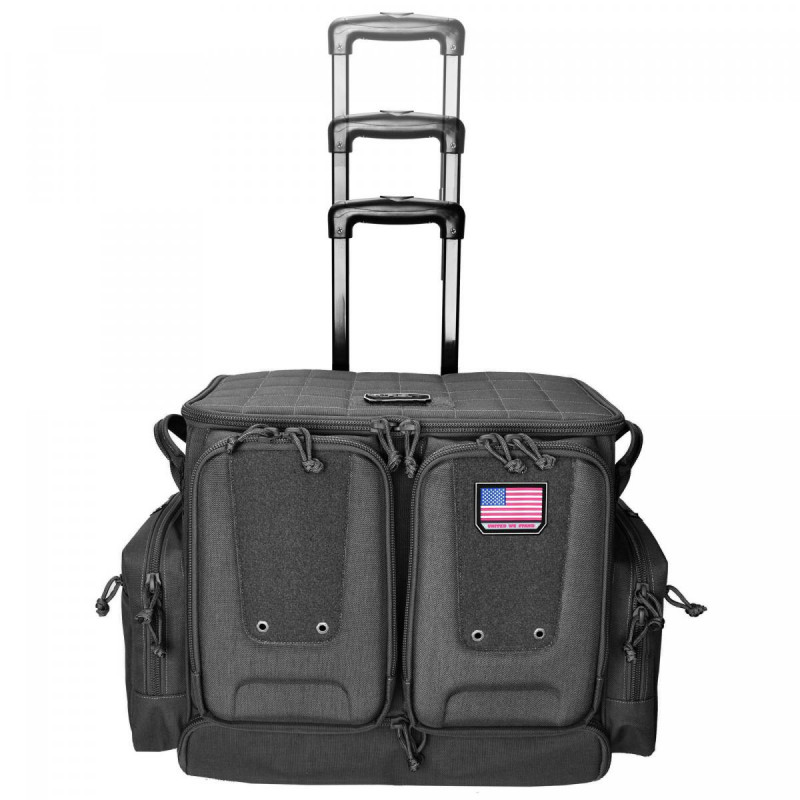 G-Outdoors GPS Tactical Rolling Range Bag Black