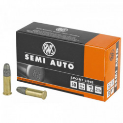 RWS 22LR Sportline 40Gr Lead Round Nose 50/500