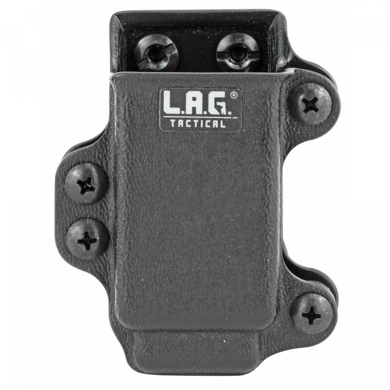 L.A.G. Single Pistol Magazine Carrier 9/40 Full Black