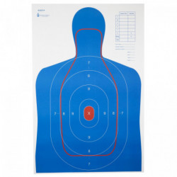 Action Targets Combo B-27E and FBI Q Blue/Red 100Pk