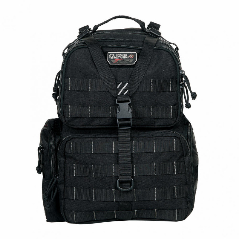 G-Outdoors GPS Tactical Range Backpack w/3 Internal Pistol Cases