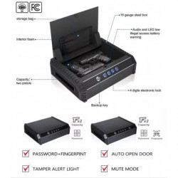 CED Elite Series Deluxe Drawer Pistol Safe