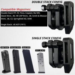 Black Scorpion Ambi Single/Double Stack Competition Magazine Pouch