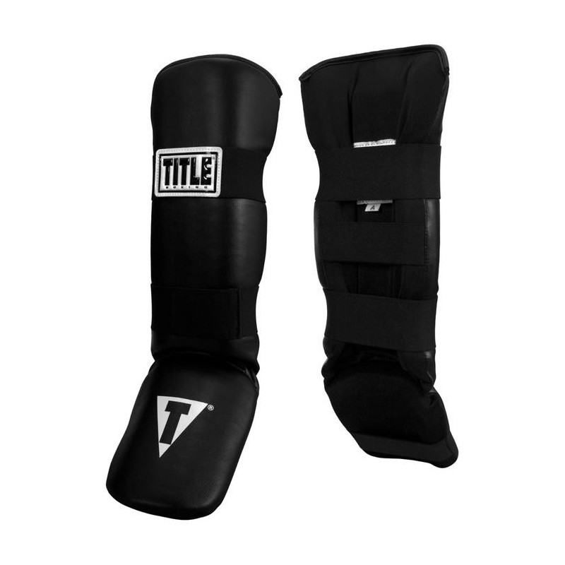 Title Vinyl Shin/Instep Guards 2.0 Black