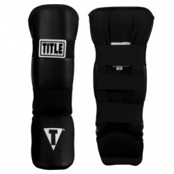 Title Vinyl Shin/Instep Guards 2.0 Black