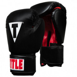 Title Classic Boxing Gloves Black/Red