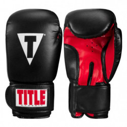 Title Classic Boxing Gloves Black/Red