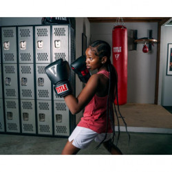 Title Classic Boxing Gloves Black/Red