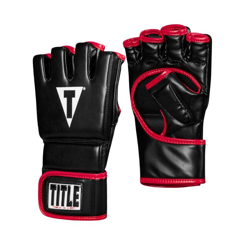 Title MMA Perform Hybrid Sparring Gloves 2.0 Black/Red