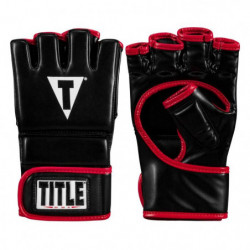 Title MMA Perform Hybrid Sparring Gloves 2.0 Black/Red