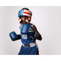 Title USA Boxing Competition Headgear w/Cheeks