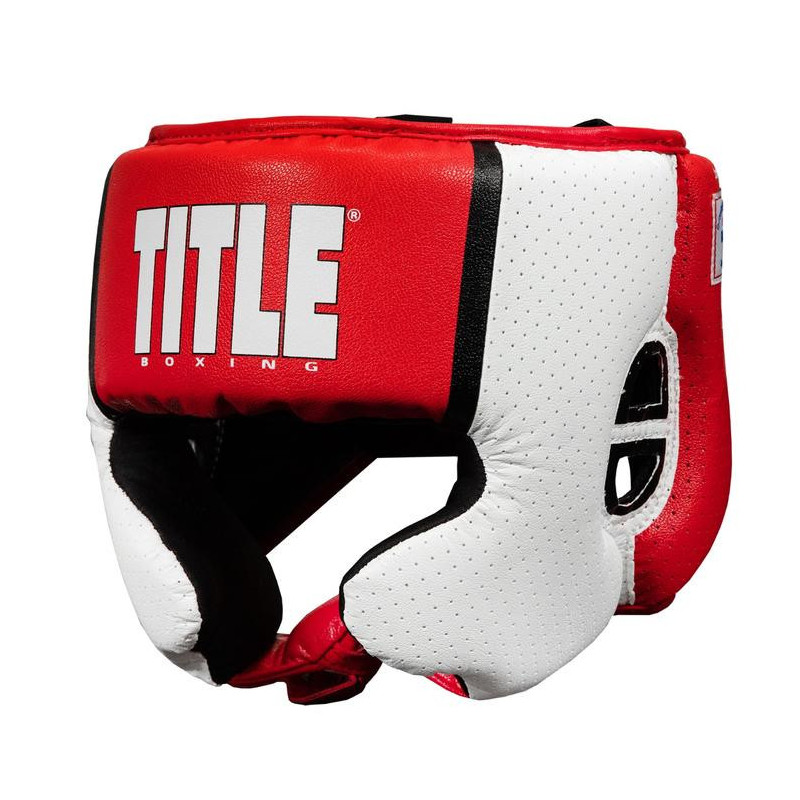 Title Aerovent Elite USA Boxing Competition Headgear w/Cheeks