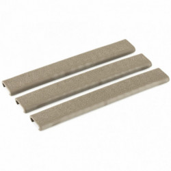 ERGO Textured Slim 18-Slot Rail Cover 3Pk