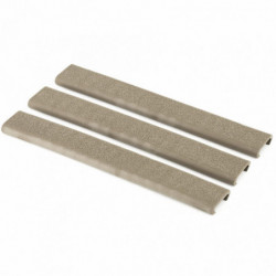 ERGO Textured Slim 18-Slot Rail Cover 3Pk