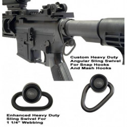 GG&G AR-15 QD Receiver End Plate With Enhanced QD Sling Swivel