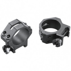 Weaver 4-Hole Tactical Ring Black Matte