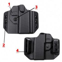 Black Scorpion OWB Curved Holster Hardware