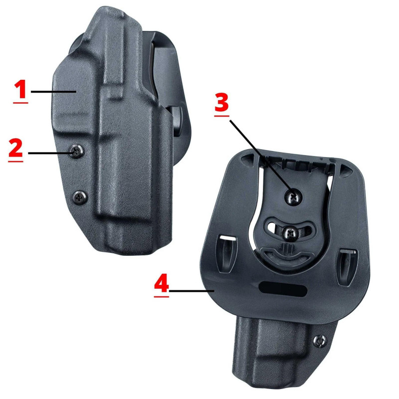 Black Scorpion OWB Paddle Holster Belt Attachment