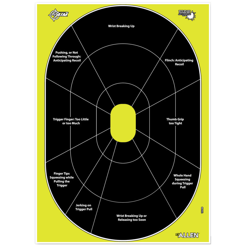 Allen EZ Aim 12"X18" Handgun Trainer