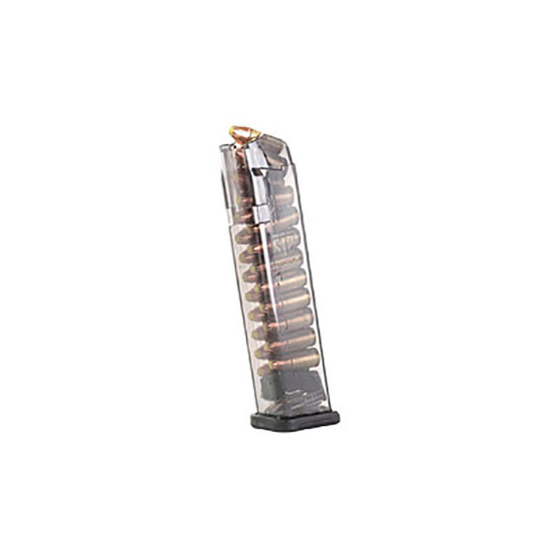 ETS Magazine for Glock 17/18/19/19X/26/34/45 9mm Clear