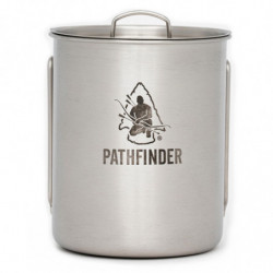 Pathfinder Cup And Lid Set Stainless Steel