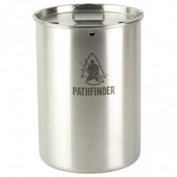 Pathfinder Cup And Lid Set Stainless Steel