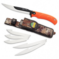 Outdoor Edge Razormax Fixed Blade Knife Plain Edge 6 Blades