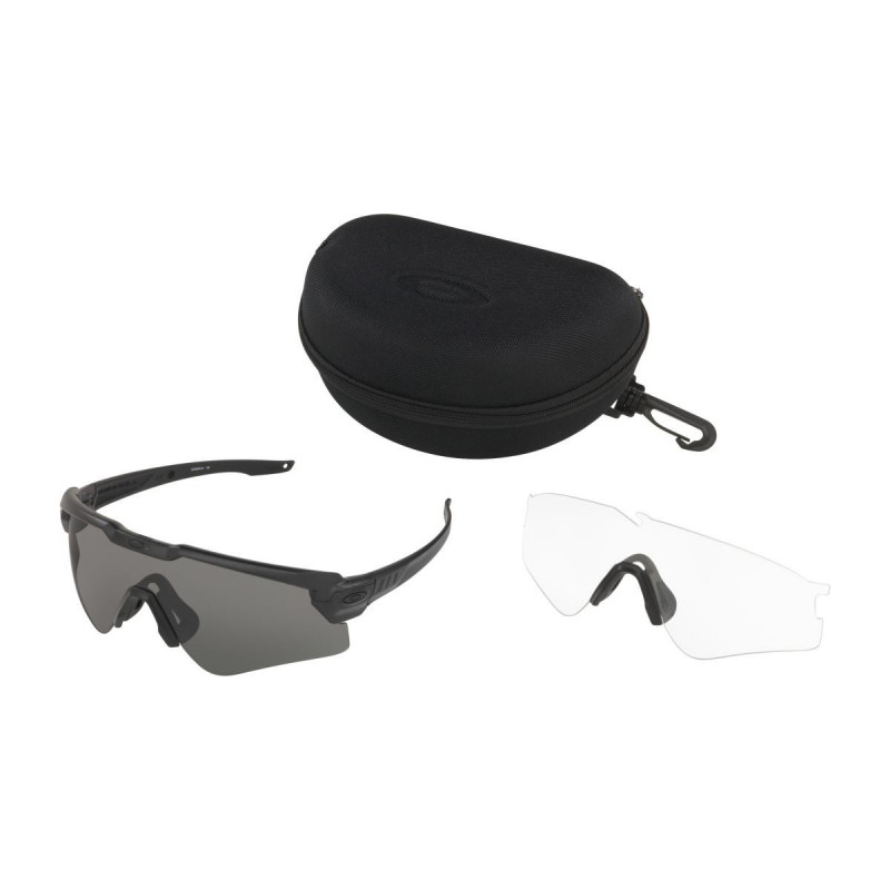 Oakley Ballistic M-Frame Alpha Black w/Grey/Clear Lens