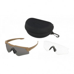 Oakley Ballistic M-Frame Alpha Tan w/Grey/Clear Lenses