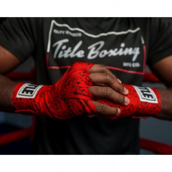 Title Boxing Print Hand Wraps 180"