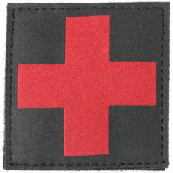 Blackhawk Redcross ID Patch Black
