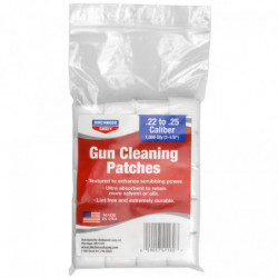 Birchwood Casey Patches 1-1/8" .22-.25 Caliber 1000Pk