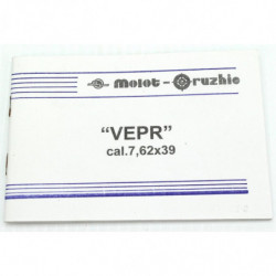 Manual Booklet for Vepr 7.62x39mm Molot-Oruzhie