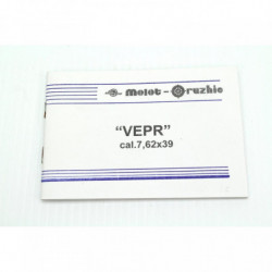 Manual Booklet for Vepr 7.62x39mm Molot-Oruzhie