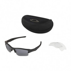 Oakley SI Flak Jacket XLJ Array Black Array w/Grey/Clear Lens